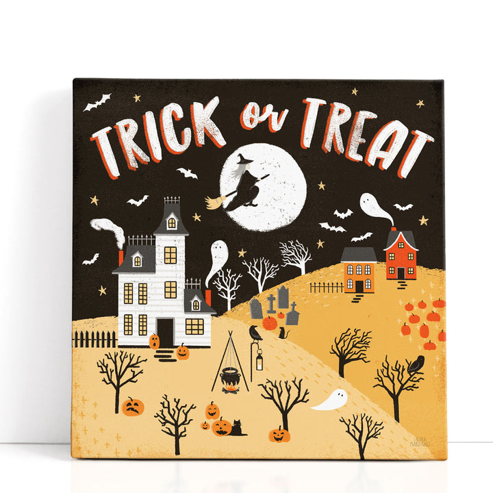 Spooky Village III - Canvas Print Wall Art