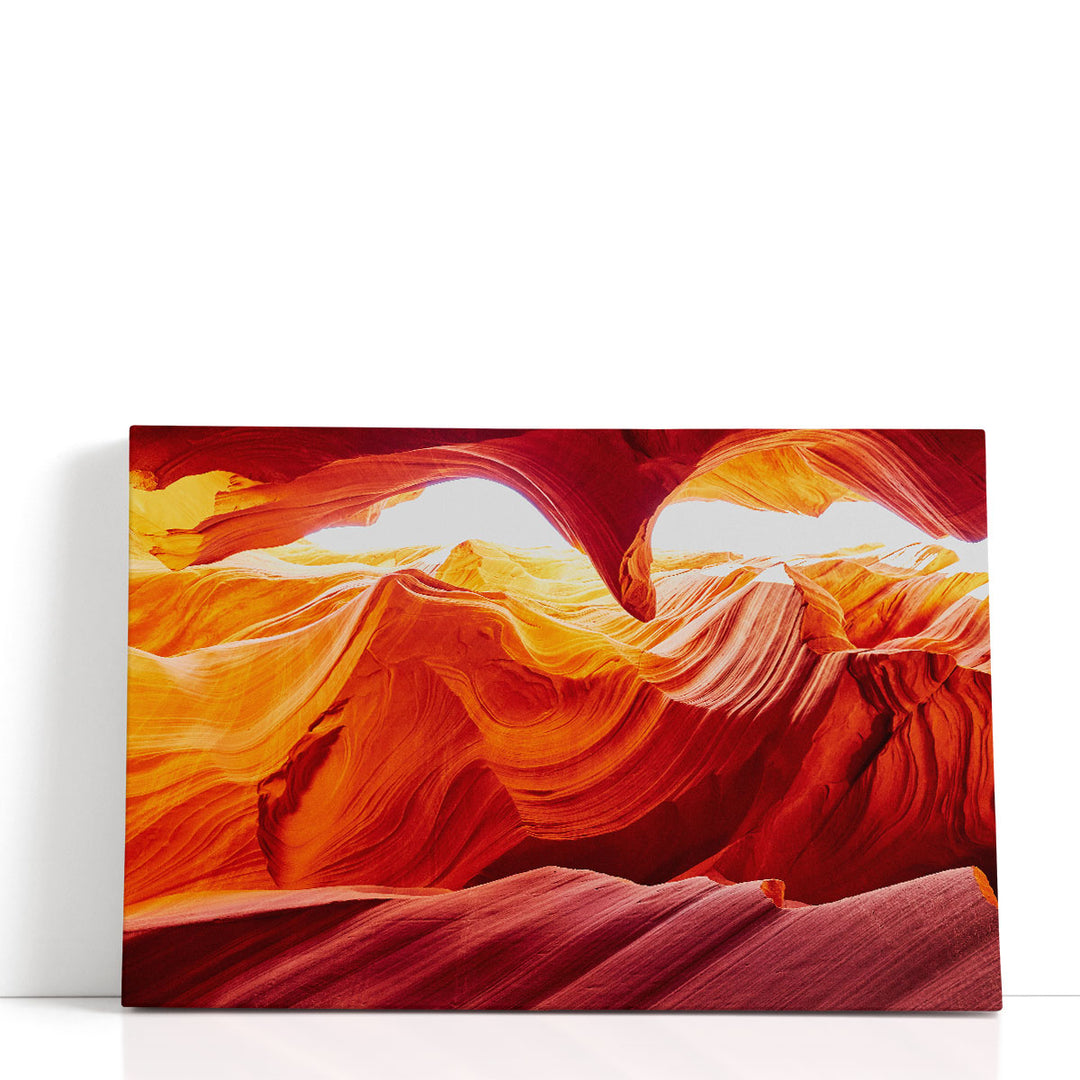 Lower Antelope Canyon in the Navajo, Arizona - Canvas Print Wall Art
