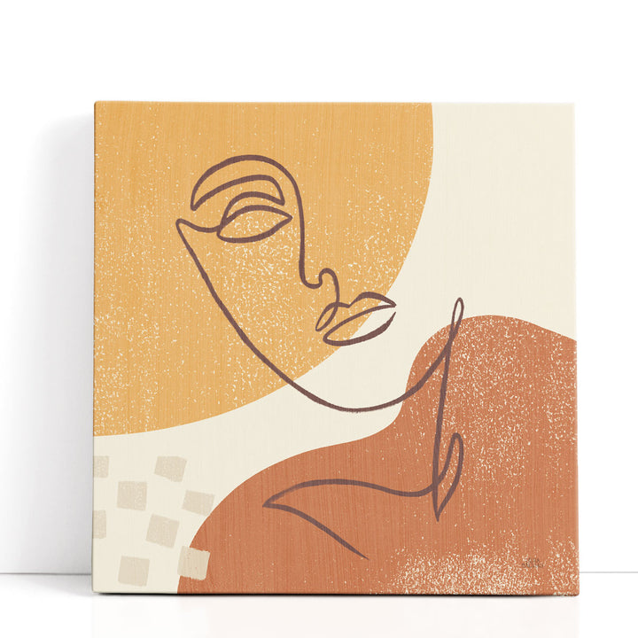 face abstract art bold silhouette expression