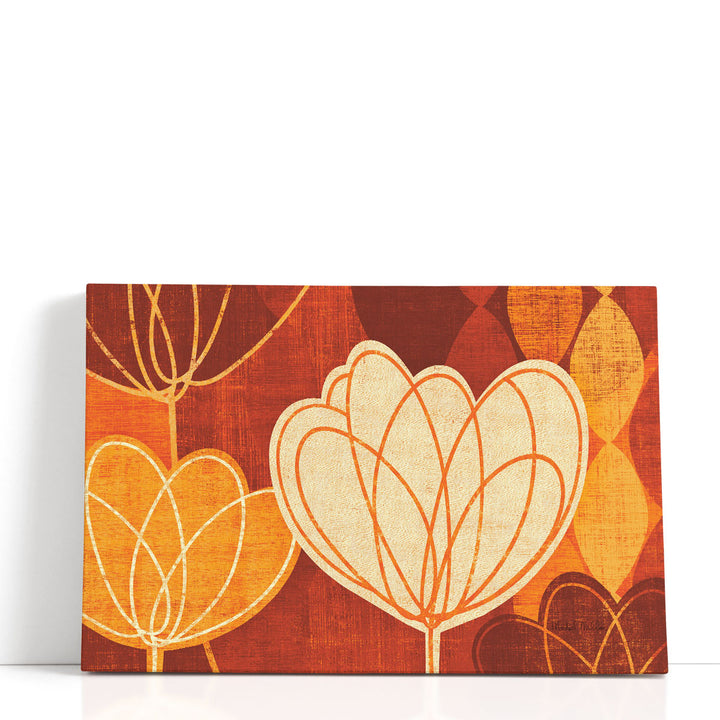Spring Tulips Warm - Canvas Print Wall Art