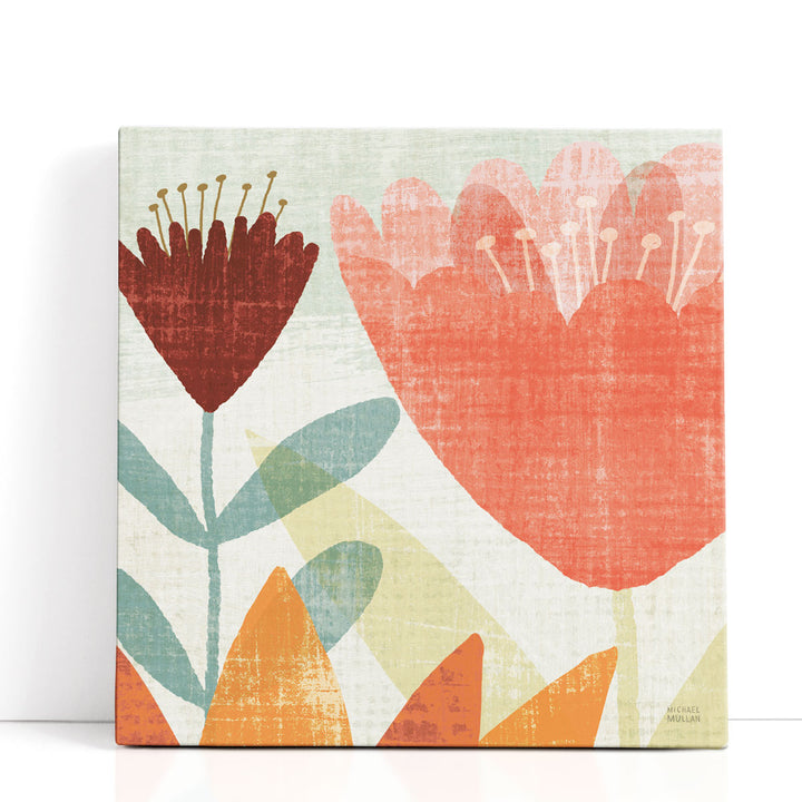 Modern Garden Panel II - Canvas Print Wall Art