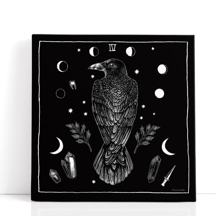 All Hallows Eve IV Black and White - Canvas Print Wall Art