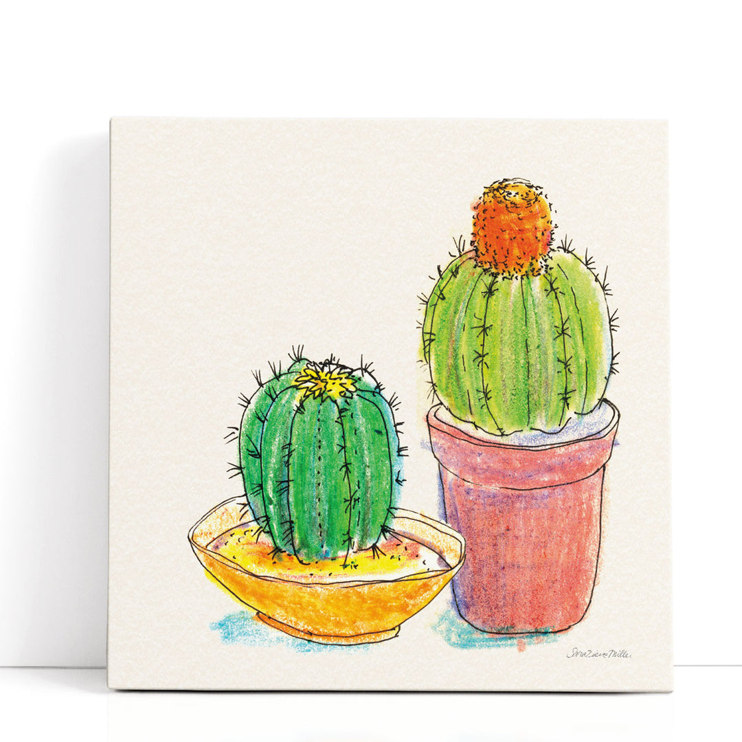 Cacti Garden III - Canvas Print Wall Art