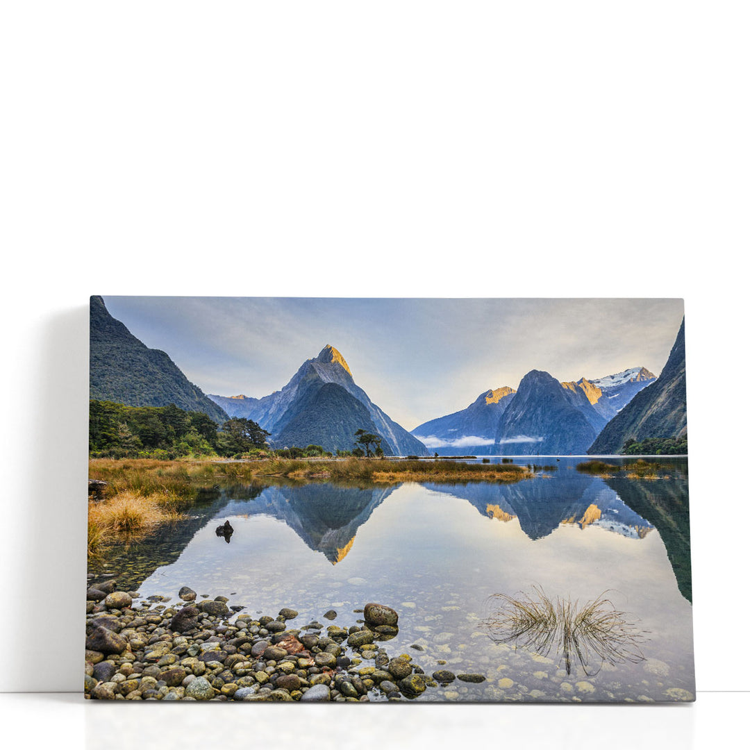 Mountain canvas art with scenic mountain views