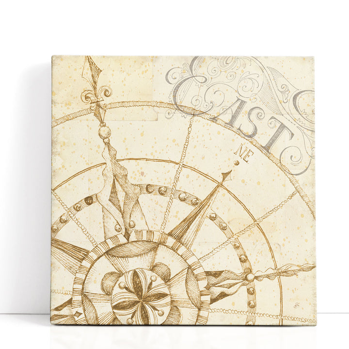 Coast to Coast Sepia III - Canvas Print Wall Art