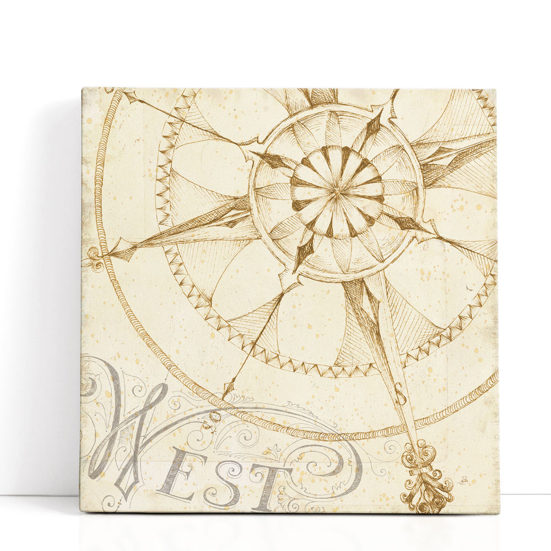 Coast to Coast Sepia IV - Canvas Print Wall Art