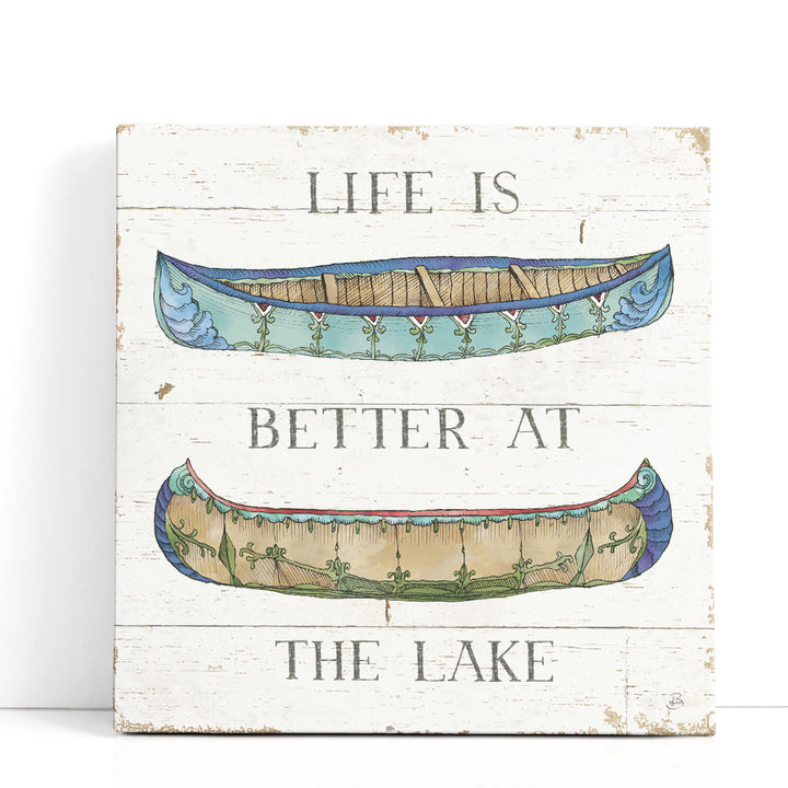 Lake Sketches V - Canvas Print Wall Art