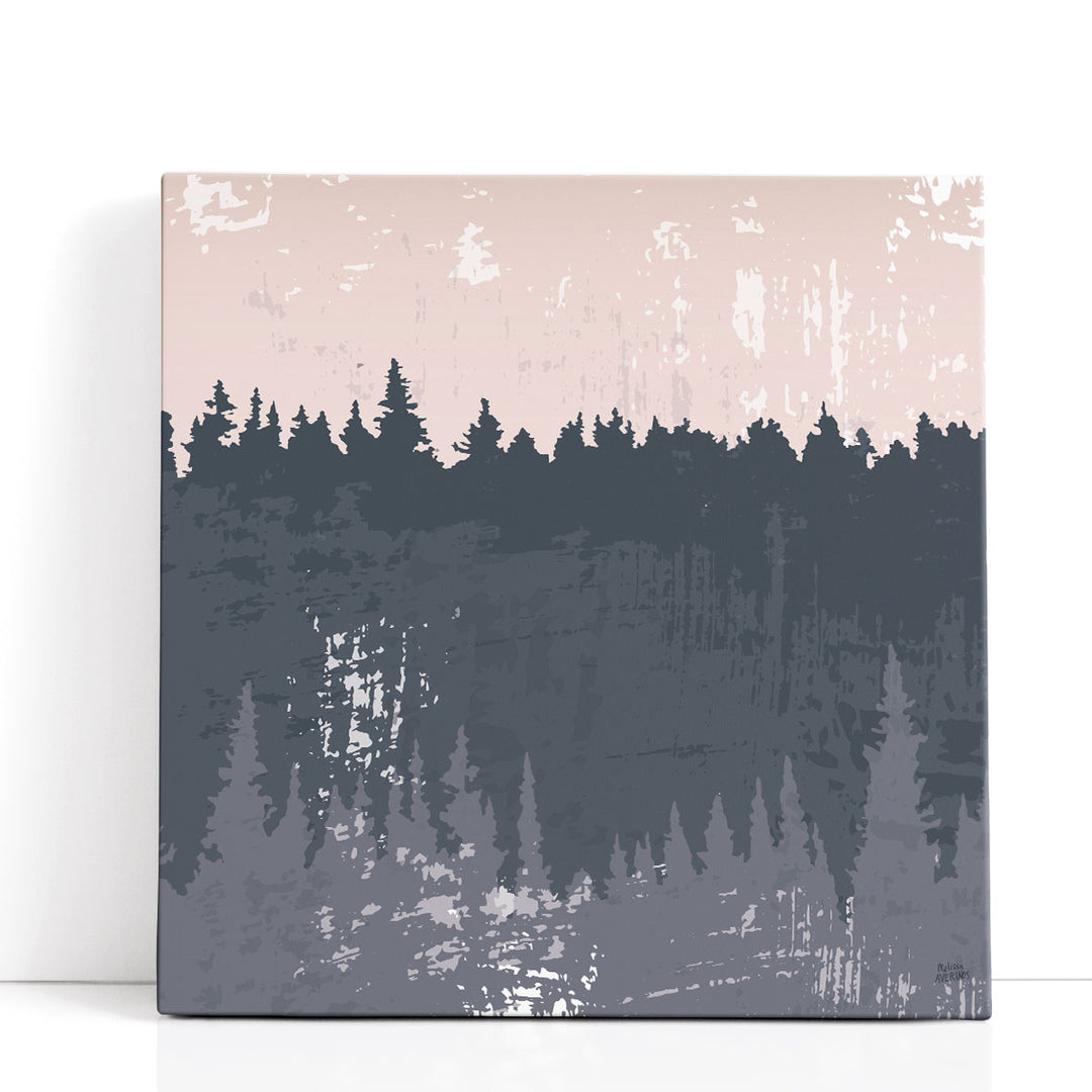 Evening forest prints with muted colors