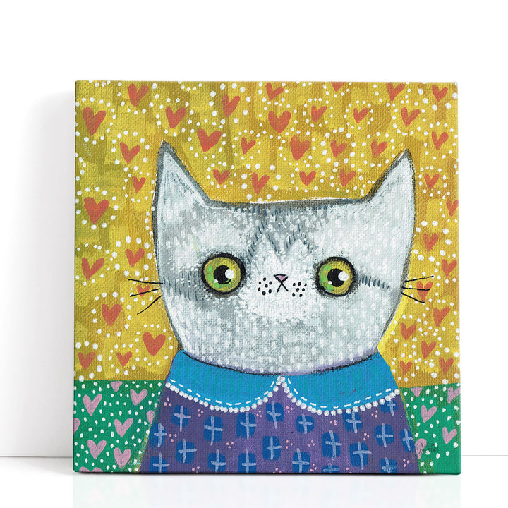 Kooky Cat II - Canvas Print Wall Art