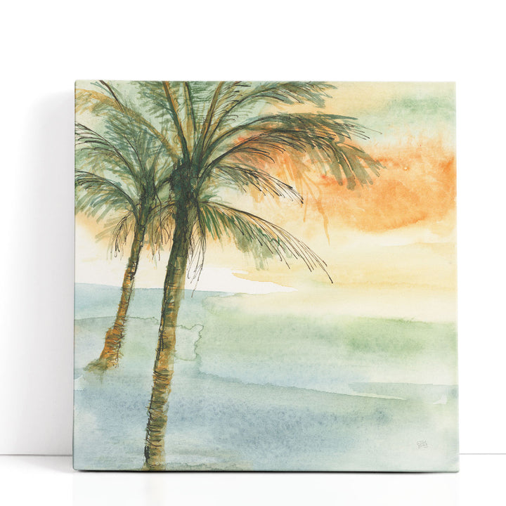 Island Sunset I - Canvas Print Wall Art