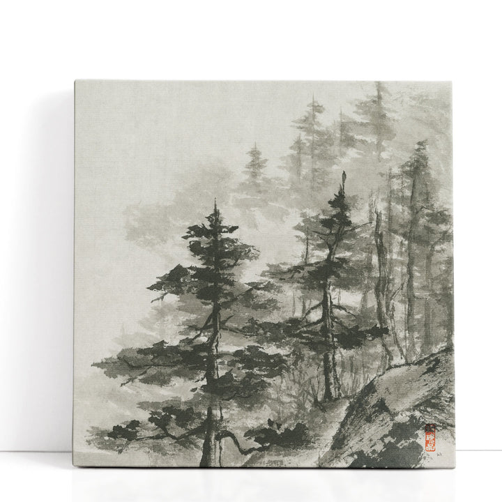 Sumi Treetops - Canvas Print Wall Art