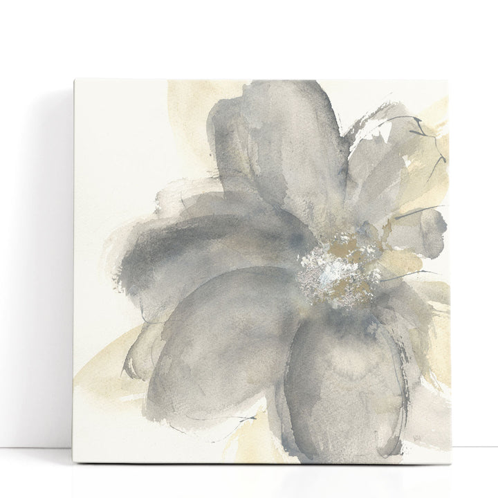 Floral Gray I - Canvas Print Wall Art