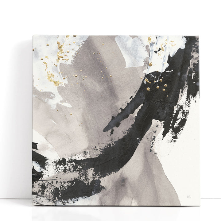 Galaxy II Black and White - Canvas Print Wall Art