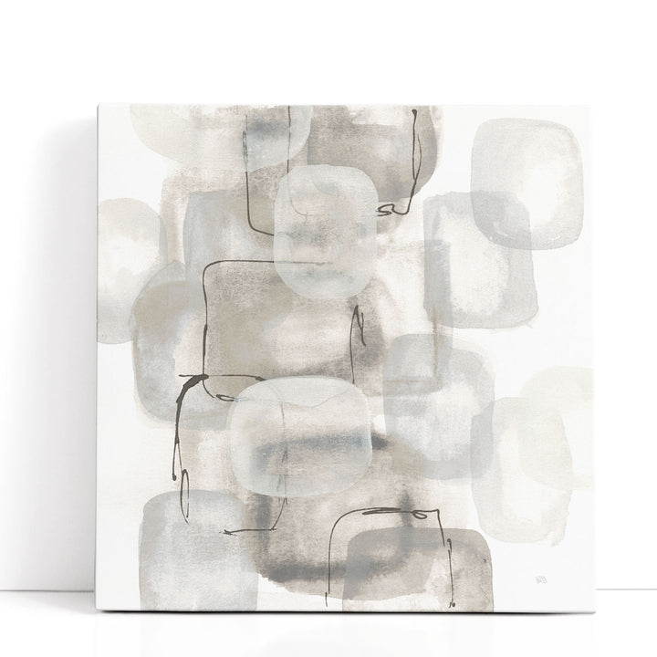 Neutral Stacking I - Canvas Print Wall Art