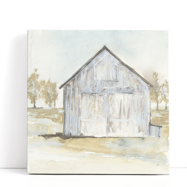 White Barn I - Canvas Print Wall Art