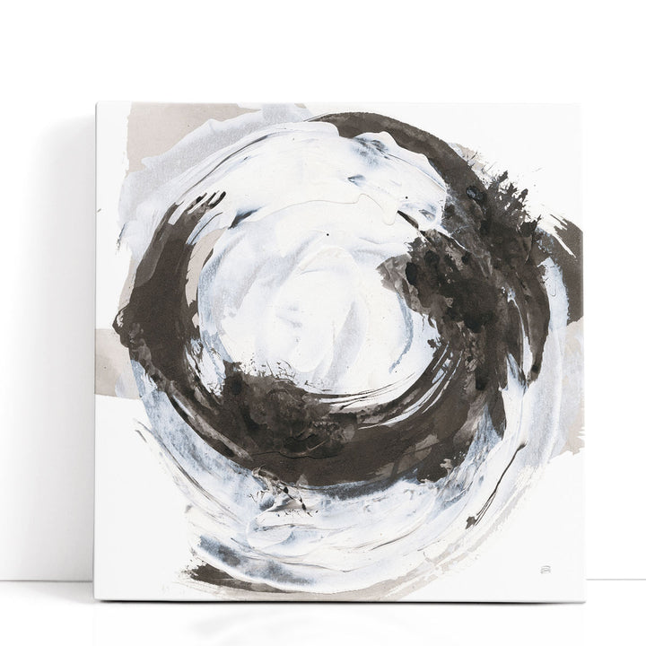 Beginning II Black and White - Canvas Print Wall Art