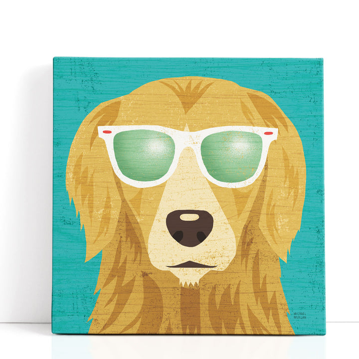 Beach Bums Golden I - Canvas Print Wall Art