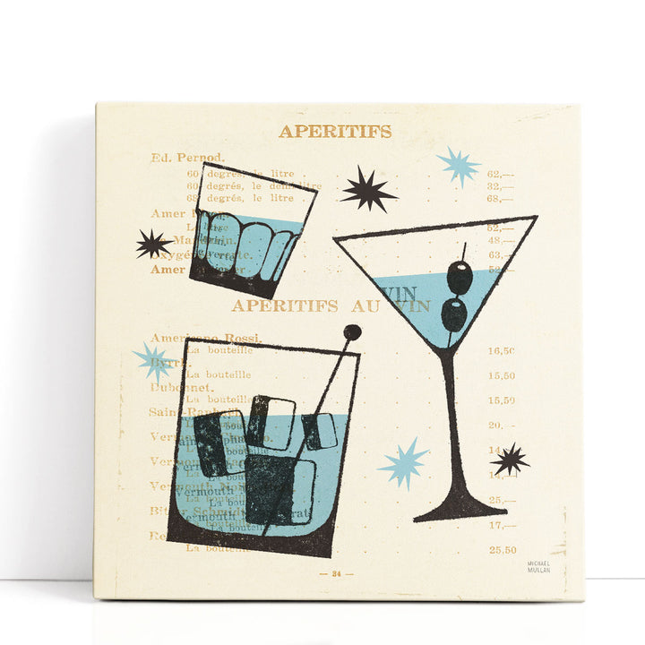 Modern Cocktail Art Prints – cocktail silhouettes