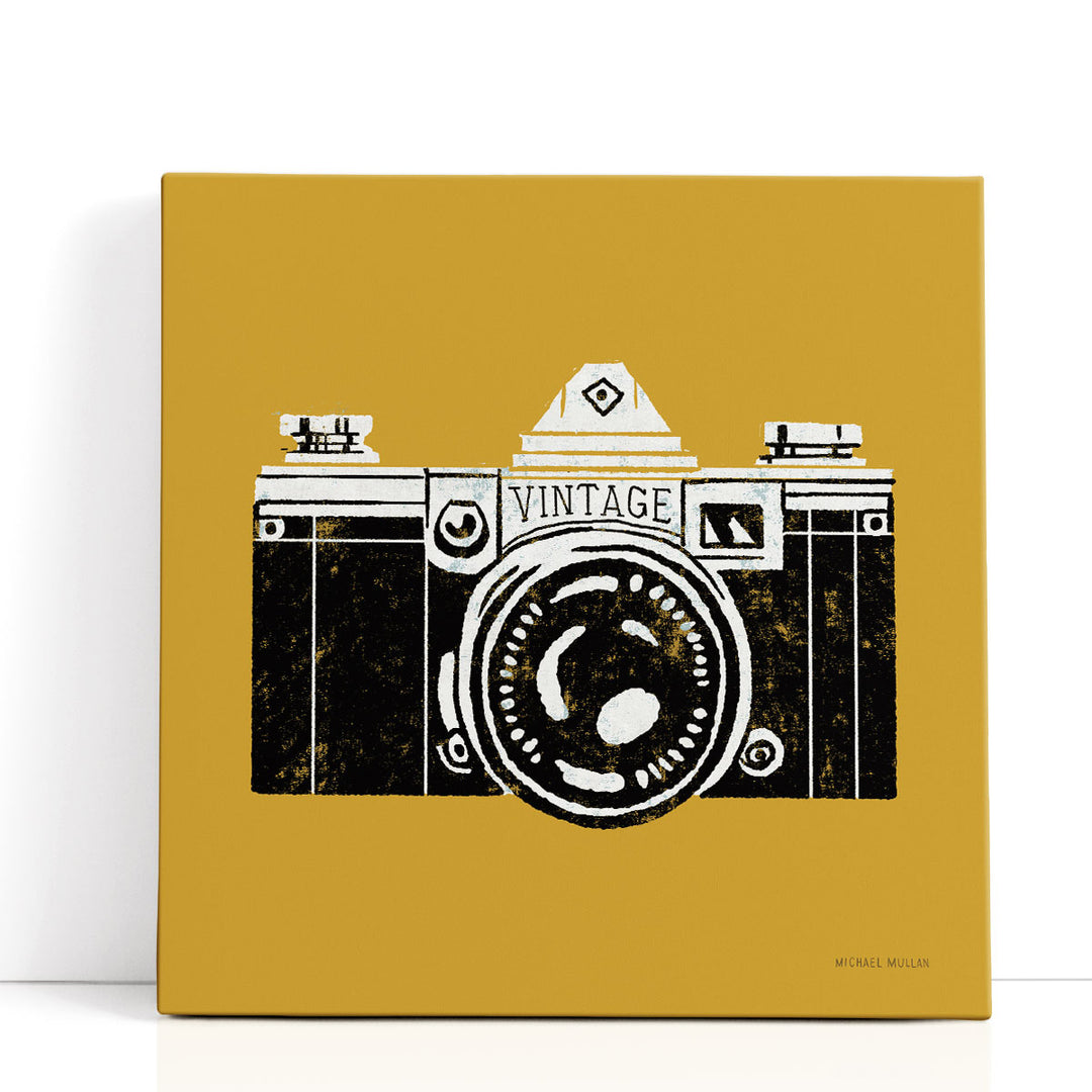 Mustard Studio Wall Art with bold geometric shapes