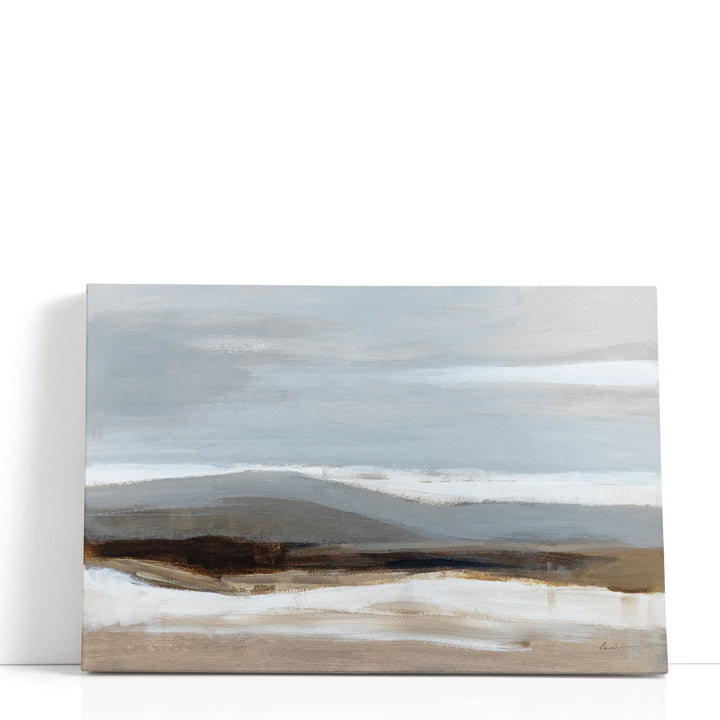 January landscape art prints in soft tones