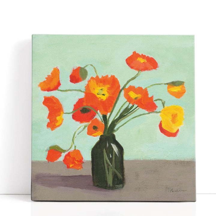 Orange Poppies - Canvas Print Wall Art