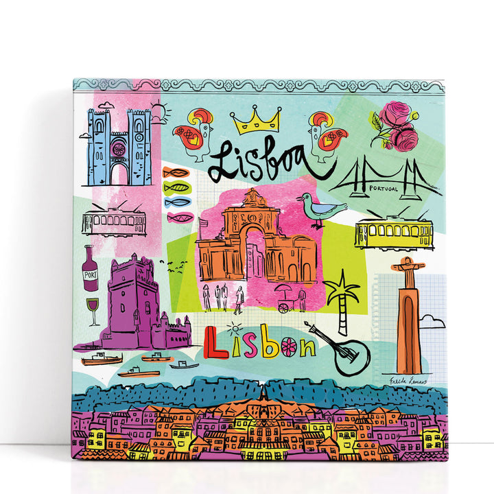 Global Travel VIII - Canvas Print Wall Art