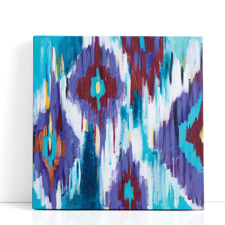 Ikat Jewel II - Canvas Print Wall Art