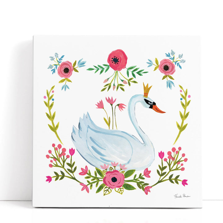 Swan Love I - Canvas Print Wall Art