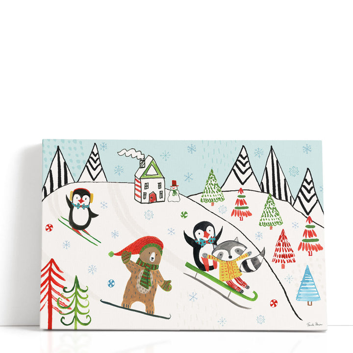 Neighborhood Holiday I - Canvas Print Wall Art