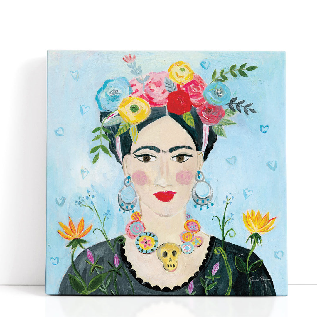 Homage to Frida II Shoulders - Canvas Print Wall Art