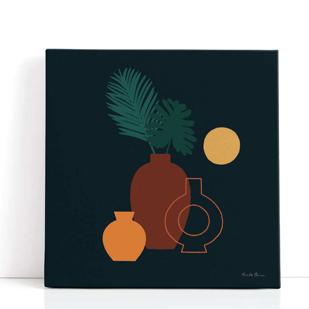 Mod Vessels II Regal - Canvas Print Wall Art