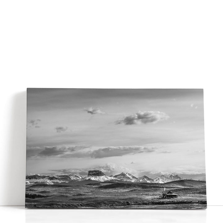 Mountain Cabin II - Canvas Print Wall Art