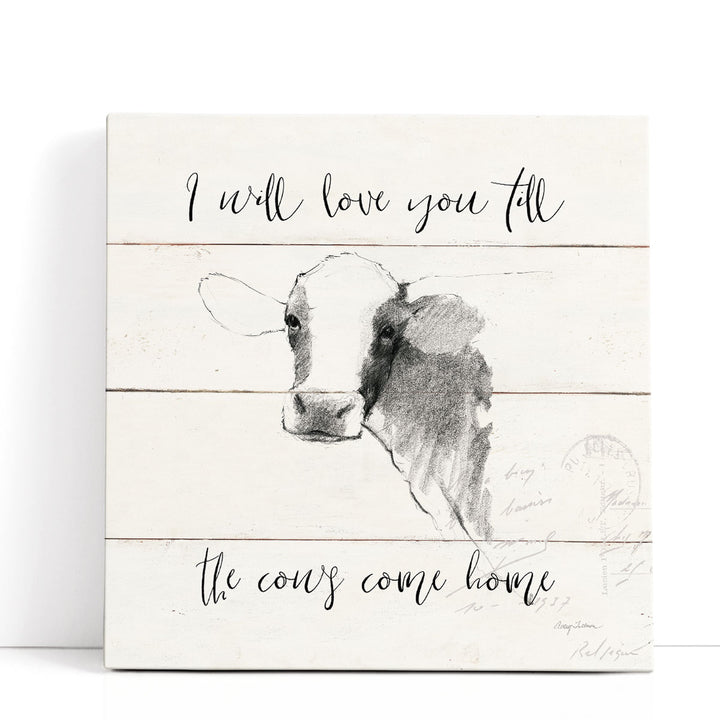 Life at Home VI Shiplap - Canvas Print Wall Art