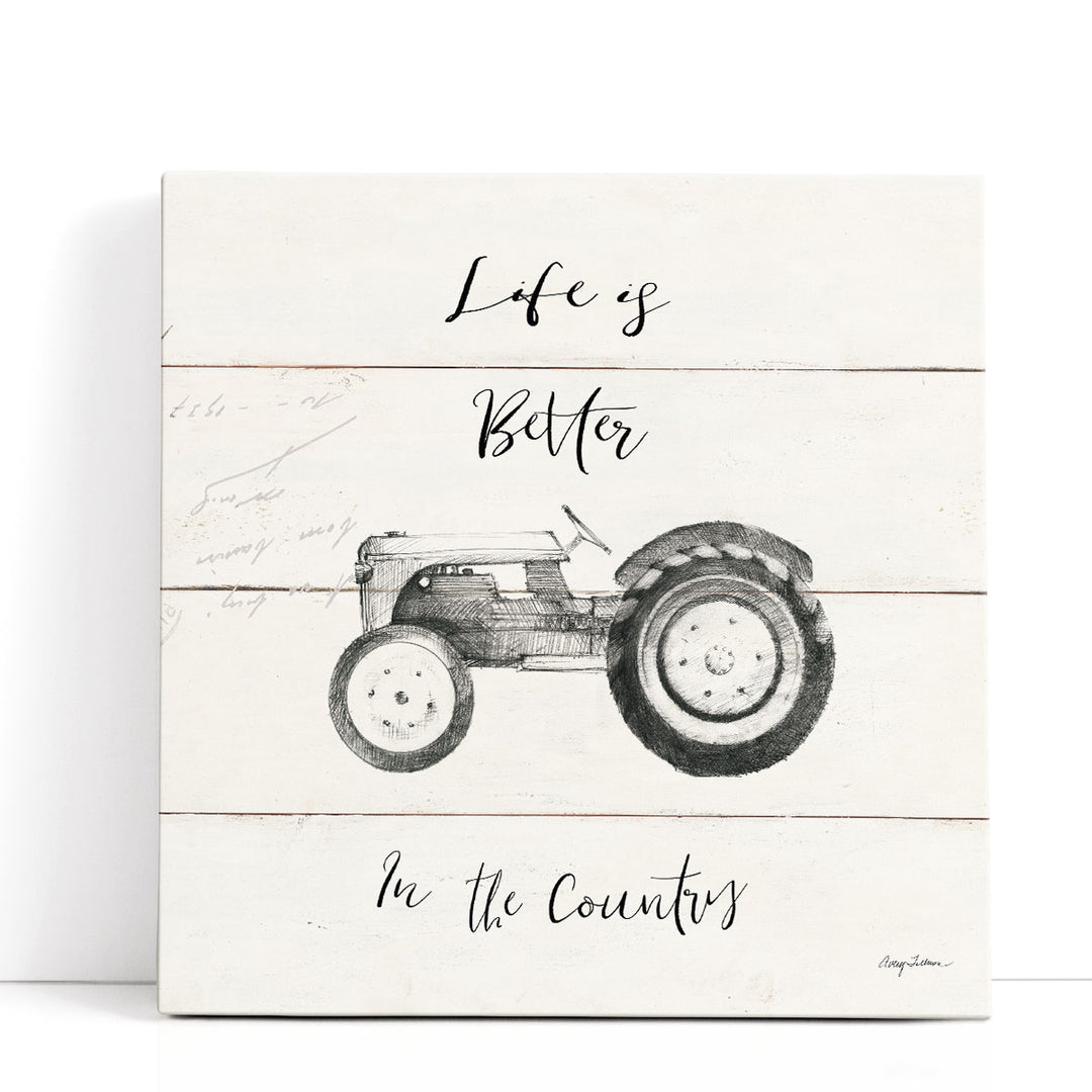 Life at Home II Shiplap - Canvas Print Wall Art