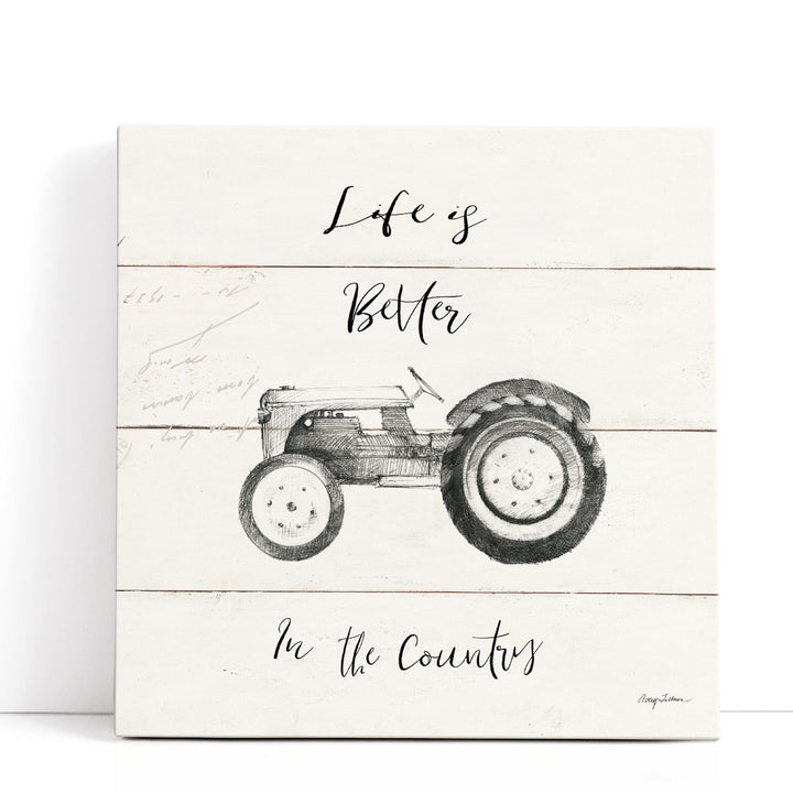 Life at Home II Shiplap - Canvas Print Wall Art