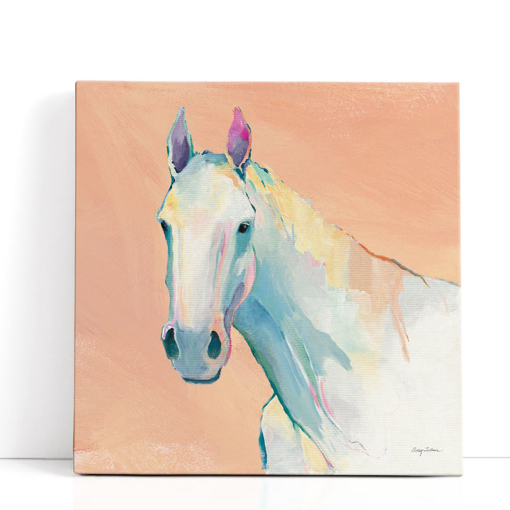 Horace on Pink - Canvas Print Wall Art