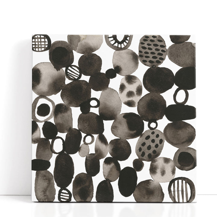 Quirky III Black and White - Canvas Print Wall Art