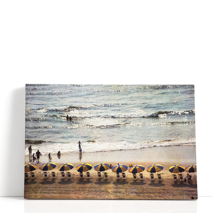 A Day at the Beach - Canvas Print Wall Art