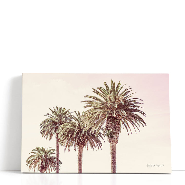 Pastel Palms - Canvas Print Wall Art