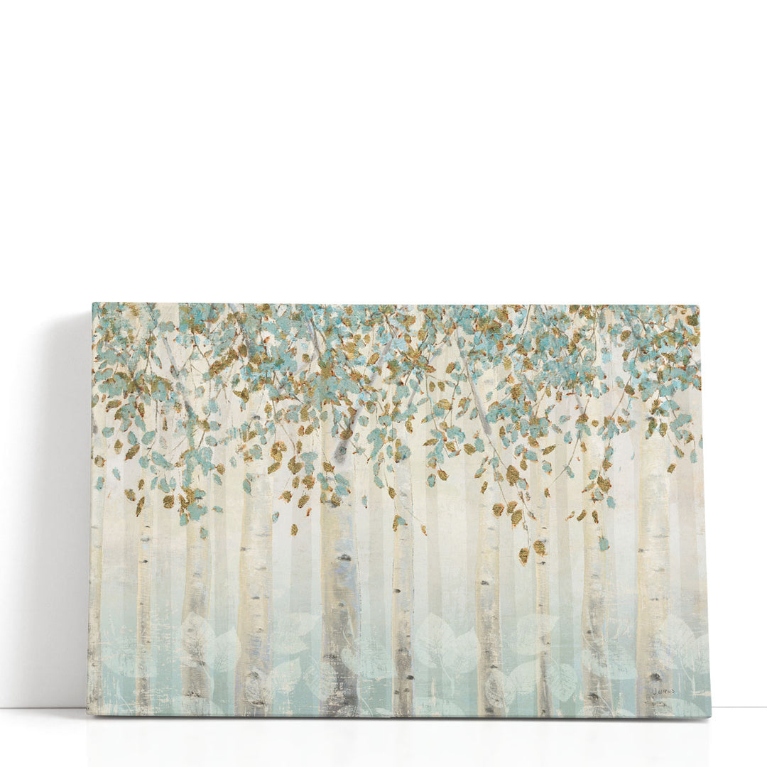 Tree artwork in abstract forest design