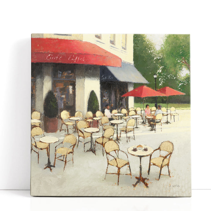 Cafe du Matin II - Canvas Print Wall Art
