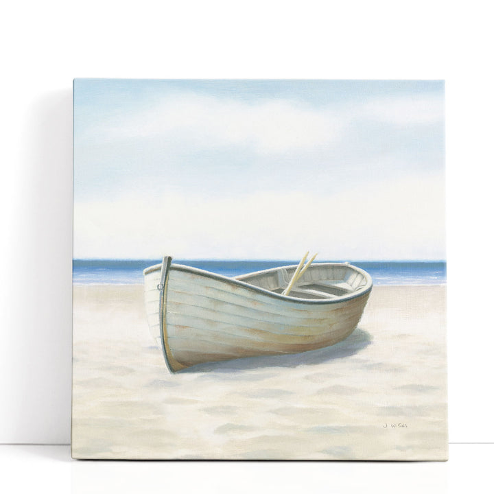 Beach Days I No Fence Flowers - Canvas Print Wall Art