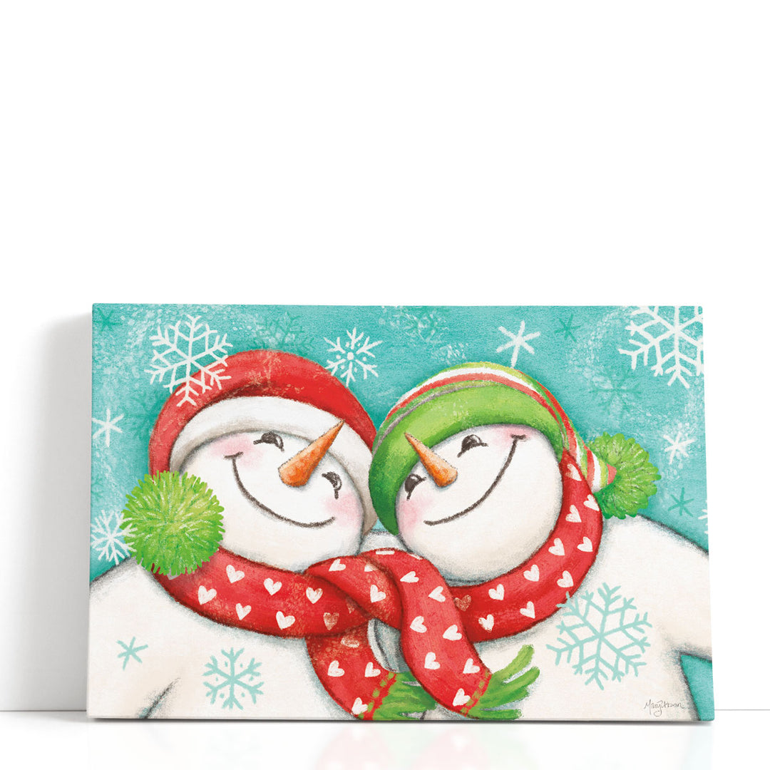Let it Snow II Eyes Open - Canvas Print Wall Art