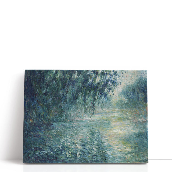 Morning on the Seine in the Rain - Canvas Print Wall Art