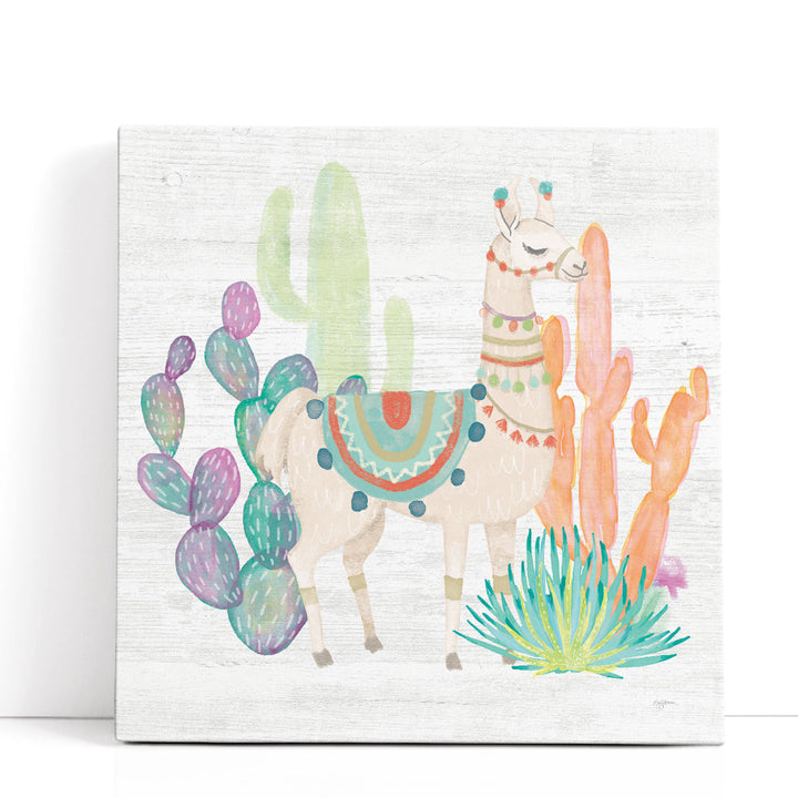 Lovely Llamas II - Canvas Print Wall Art