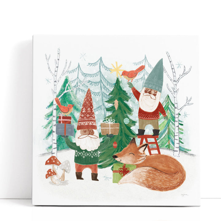 Woodland Gnomes VI - Canvas Print Wall Art