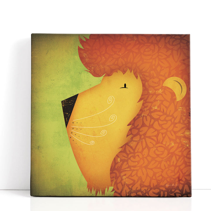 Lion Wow - Canvas Print Wall Art