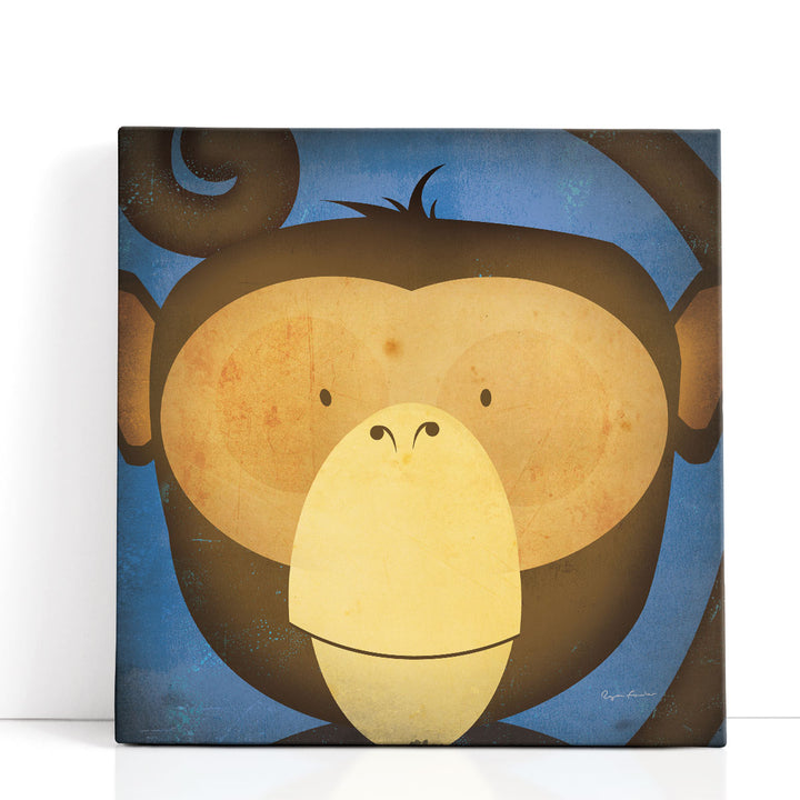 Monkey Wow - Canvas Print Wall Art