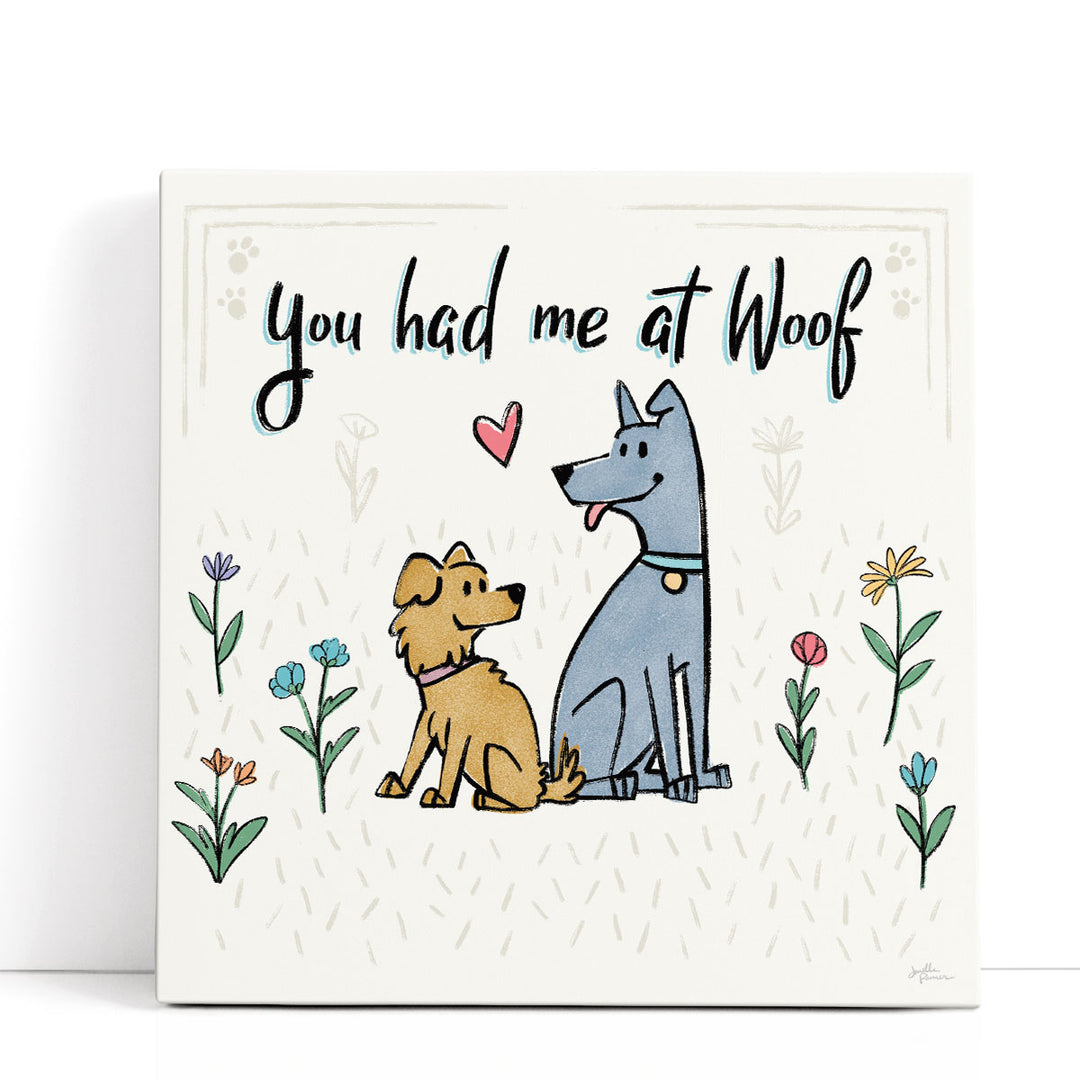 Dogs In The Garden III - Canvas Print Wall Art