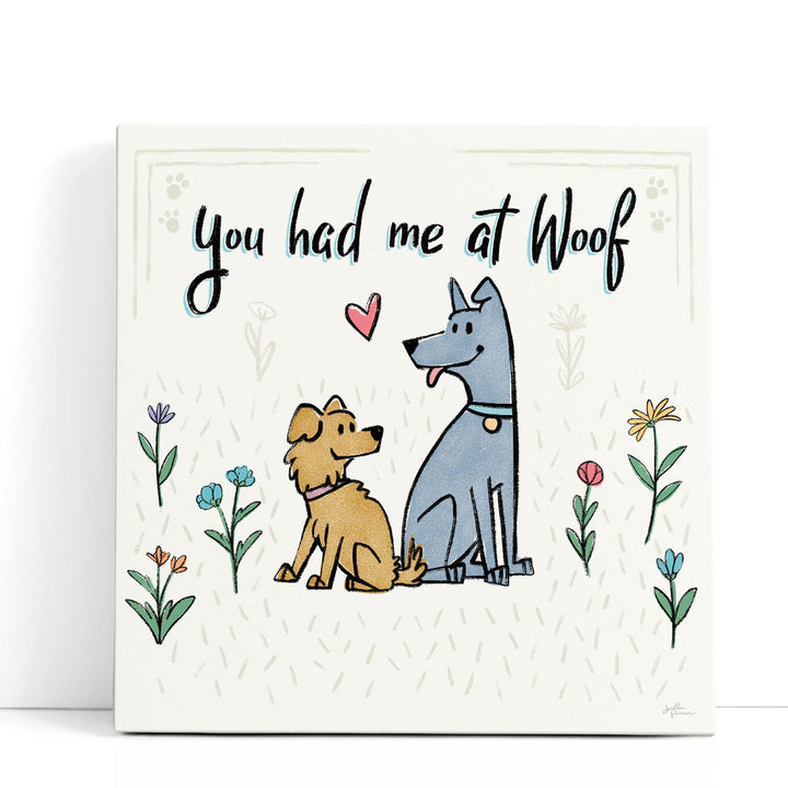 Dogs In The Garden III - Canvas Print Wall Art